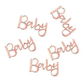 Ginger Ray Konfetti Baby Roséguld