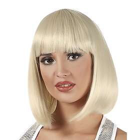 Blond Naturlig Kort Peruk One size