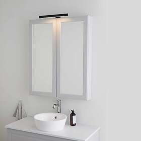 Bathlife Speilbelysning Ljus Speil 6W LED Svart IP44 401053750