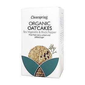 Clearspring Havrekex Tång & Svartpeppar eko 200g