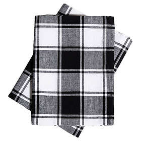 Queen Anne Kökshandduk Svart 2-pack