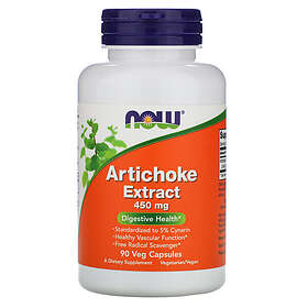 Now Artichoke Extract (Kronärtskocksextrakt) 450 mg 90 kapselit