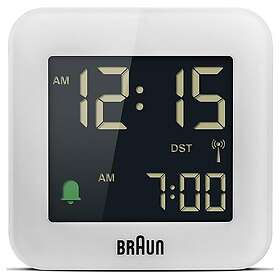 Braun Classic BC08W-DCF Alarm Clock Vit