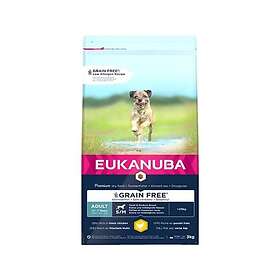 Eukanuba Dog Adult Grain Free Small & Medium Chicken (3kg)