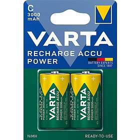 Varta Laddbart C 3000mAh 1.2v. NiMh 2st