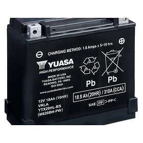 Yuasa Mc batteri YTX20HL-BS Hög Effekt AGM 12v 18,9 Ah
