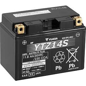 Yuasa Mc batteri YTZ14S Hög Effekt AGM 12v 11,8 Ah