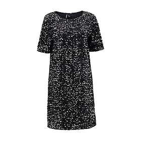 Pieces Paljettklänning pcKam SS Dress