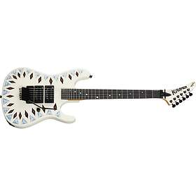 Kramer NightSwan Vintage White with Aztec Graphic