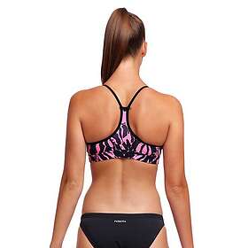 Funkita Swim Crop Ze Pink Bikini Top (Femme)
