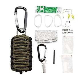 Max Fuchs MFH Paracord Survival Kit (Färg: Grønn/Sort)