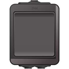 Norwesco AquaBest 1860008 Strömbrytare trapp/1-pol, kapslad, svart