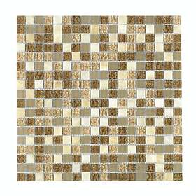 Arredo Kristallmosaik Exclusive Stone Ljusbrun 1,5x1,5 cm