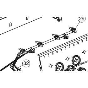 Broil King valve grenrör 490