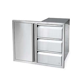 Omberg Folkunga trippellåda med skåp