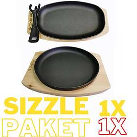 Omberg Sizzler Pan Paket, 2x