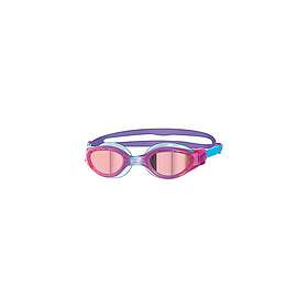 Zoggs Phantom Elite Mirror Swimming Goggles Junior Rosa