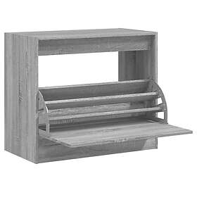 vidaXL Skohylla grå sonoma 80x42x69 cm konstruerat trä 840006
