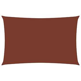 vidaXL Solsegel oxfordtyg rektangulärt 4x7 m terrakotta 135383