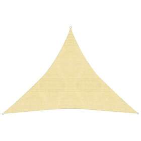 vidaXL Solsegel 160g/m² beige 4.5x4.5x4.5 m HDPE 311150