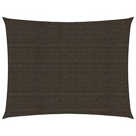 vidaXL Solsegel 160g/m² brun 3.5x4.5 m HDPE 311791