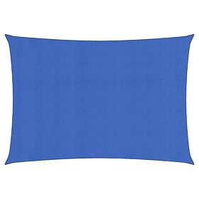 vidaXL Solsegel HDPE rektangulär 2.5x4.5 m blå 311510