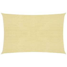 vidaXL Solsegel 160g/m² beige 3x4.5 m HDPE 311128