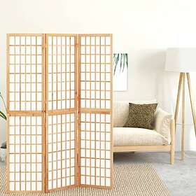 vidaXL Rumsavdelare med 3 paneler japansk stil 120x170 cm 352083