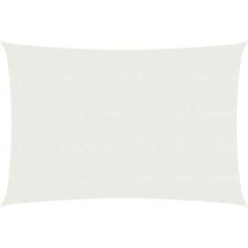 vidaXL Solsegel 160g/m² vit 3x4.5 m HDPE 311238
