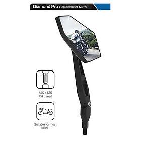 Oxford Diamond Pro Rearview Mirrors Set Silver