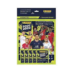 Panini klistermärken Foot Ligue 1 2021-22 5 fickor 1 album erbjuds