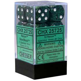 Chessex 12 Speckled Recon 16mm d6 (CHX 25725)