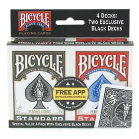 Bicycle Standard Playing Cards 4 Pack