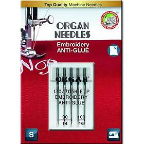 Glue Broderi Anti 90-100/5-pack Organ Symaskinsnål