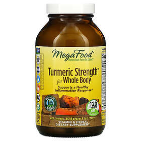 MegaFood Turmeric Strength for Whole Body 120 tabletter