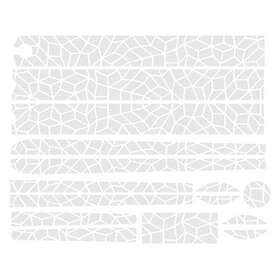 Bike Reflective Berlin Kit Mosaic Reflective Sticker Vit