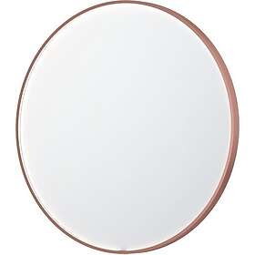 Sanibell Ink SP24 spegel med belysning, dimbar, imfri, Ø80 cm, borstad koppar