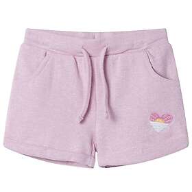 vidaXL Barnshorts med snöre blandad lila 104 10970