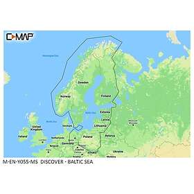 C-Map Baltic Sea Discover Card Blå