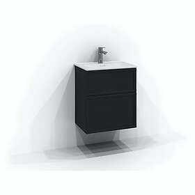 Svedbergs Tvättställsskåp Poem Ram 350 med 2 Lådor 3355442