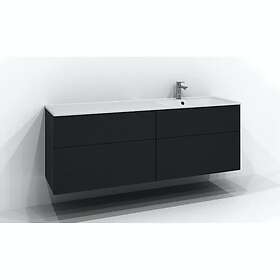 Svedbergs Tvättställsskåp Poem Plan med 4 Lådor 3451614