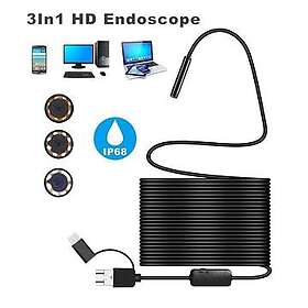 MTP Products 8mm Endoskop Kamera USB MicroUSB 10m Type-C 10M