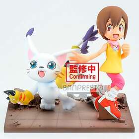 Adventure Digimon Archives Hikari and Tailmon figur 12cm