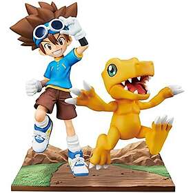 Adventure Digimon Archives Taichi and Agumon figur 15cm