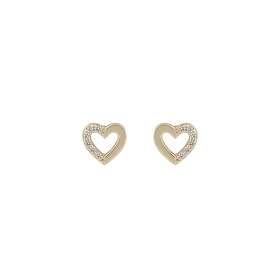 Snö Of Sweden Brooklyn Small Earring Gold/Clear Onesize