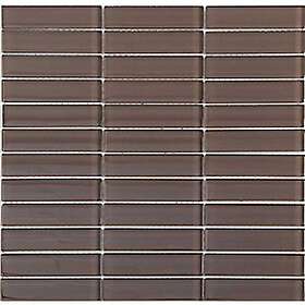 Arredo Kristallmosaik Blank Brun 2,3x9,8 cm