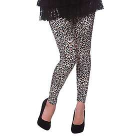 80-tals Leopard Leggings Medium/Large