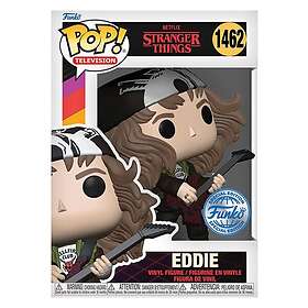 Funko POP! Stranger Things (Season 4) - Finale Eddie (with Guitar)(Metallic) #1462