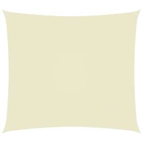 vidaXL Solseil oxfordstoff rektangulært 2x3,5 m kremfarget 135201