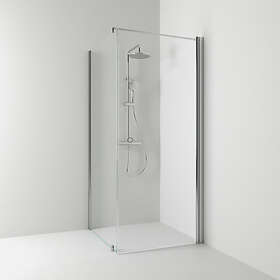 Svedbergs Duschdörr Skoga Rak Fast Hörn Rak/Fast Sk HG Ma/Kl90x93 62007399